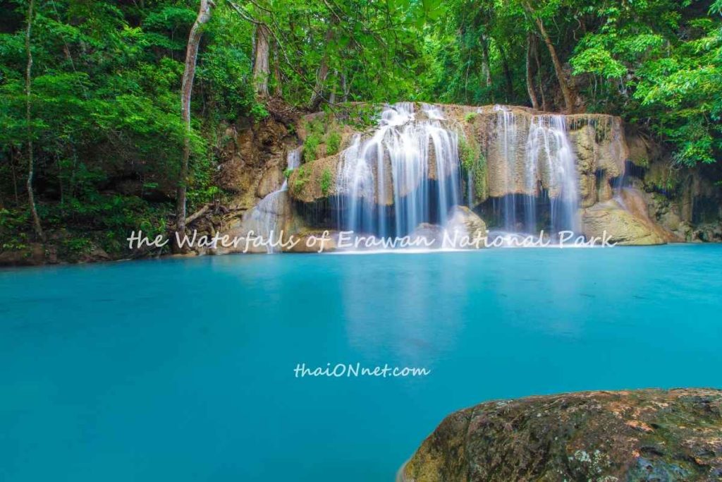 the Waterfalls of Erawan National Park the Waterfalls of Erawan National Park