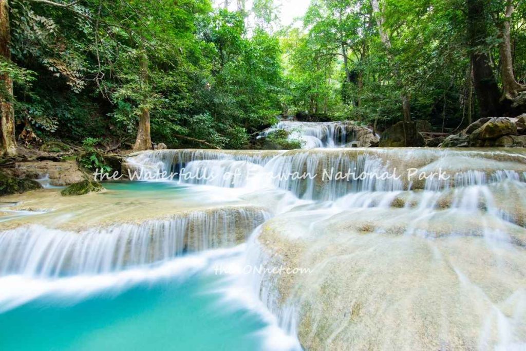 The Waterfalls of Erawan National Park The Waterfalls of Erawan National Park