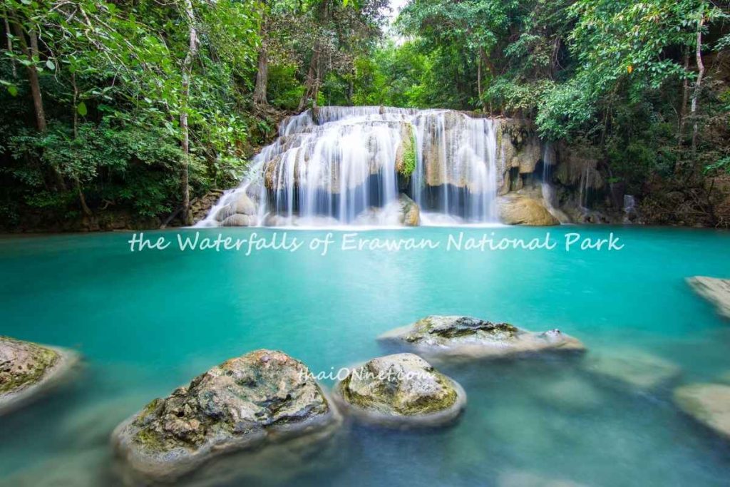 The Waterfalls of Erawan National Park The Waterfalls of Erawan National Park