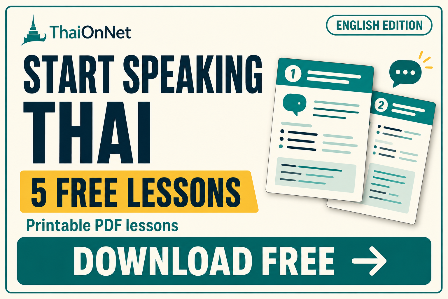 Start Speaking Thai